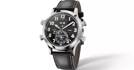 Patek Philippe 5520P-001 GMT Alarm Watch
